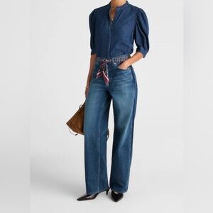 Madewell Dark Blue Flare Jeans